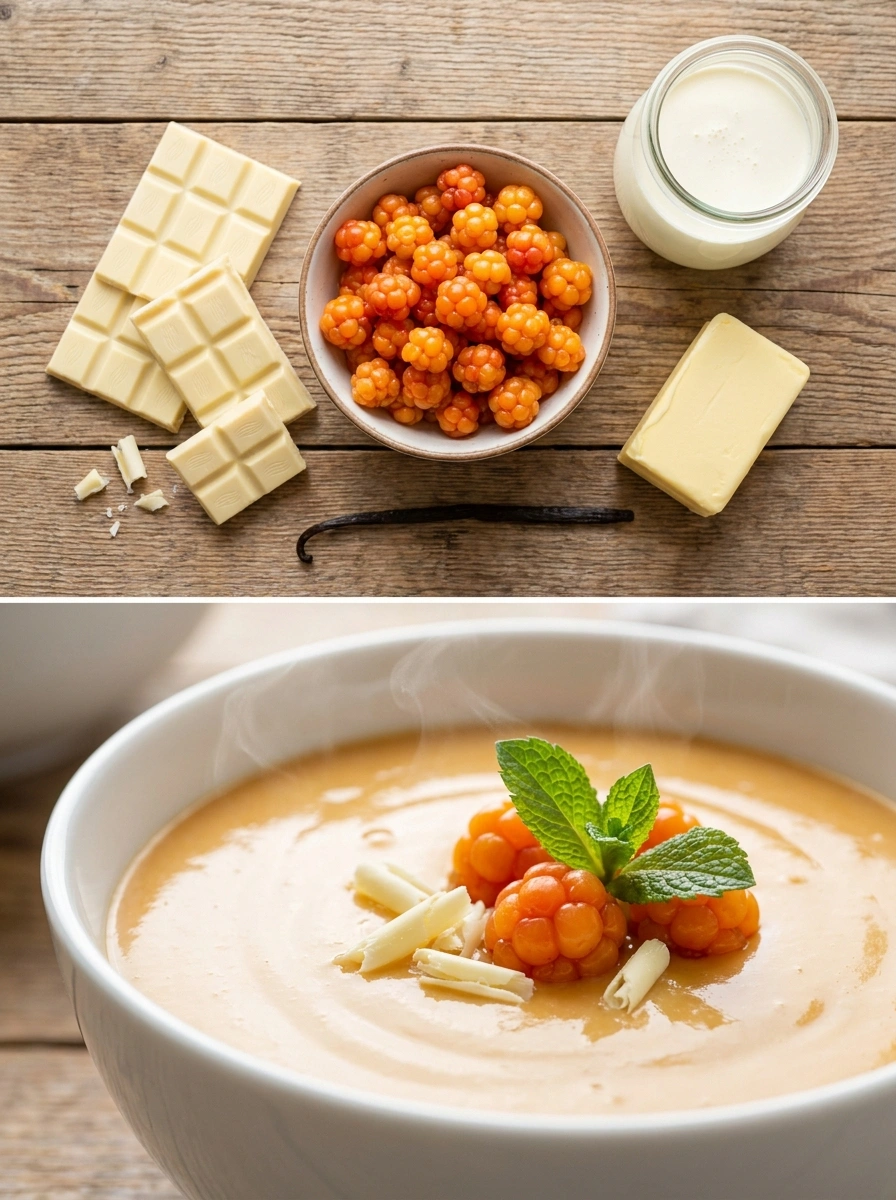 Cloudberry White Chocolate Ganache